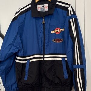 Blue and Black Racing Jacket